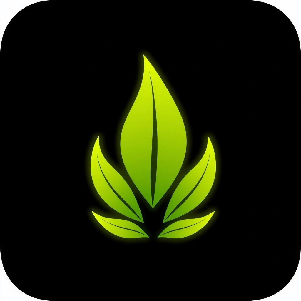 Leaf icon representing naturalness