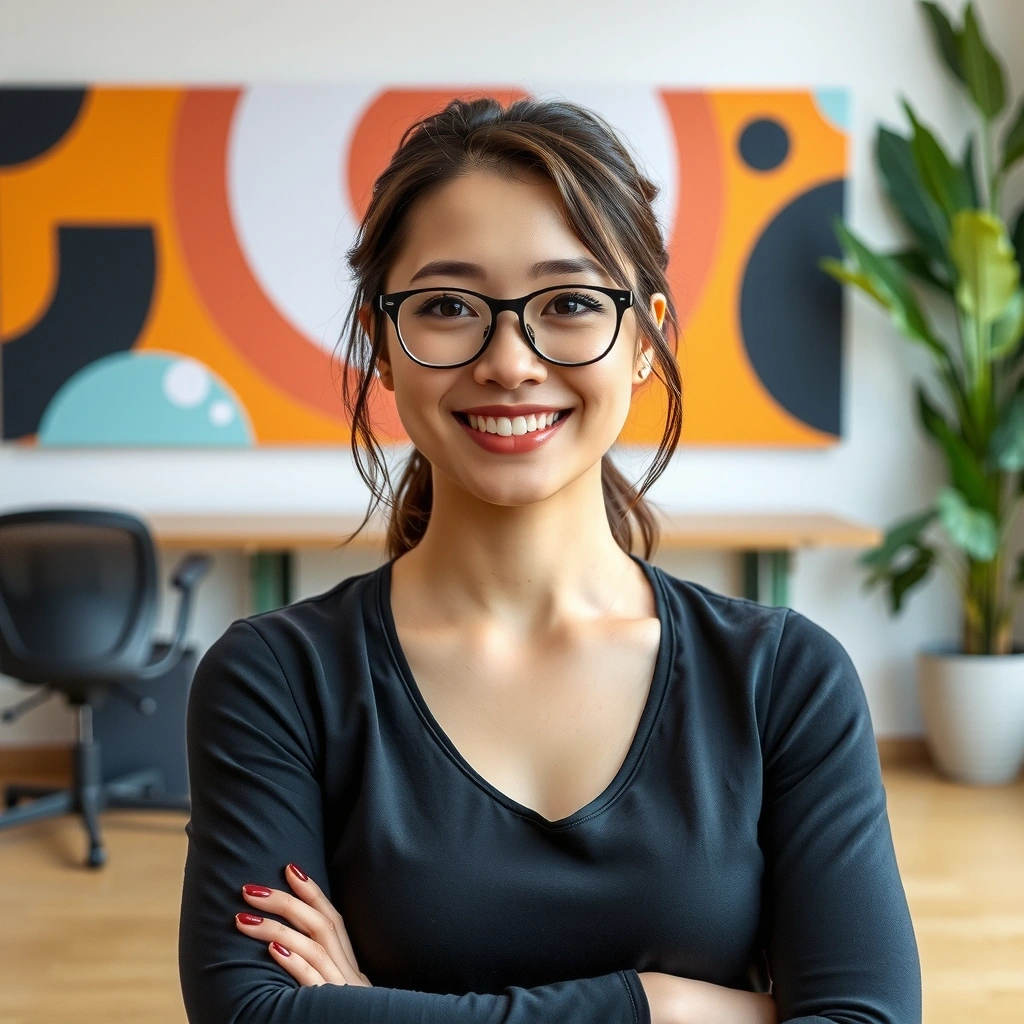 Professional portrait of a diverse team member