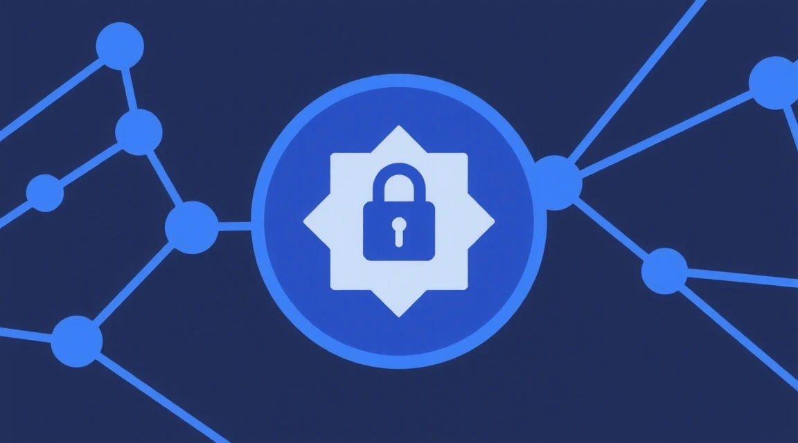Illustration of a securely locked digital cookie icon, representing essential website functions.